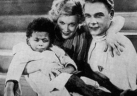 Patterson as a toddler with Lyubov Orlova and Sergei Stolyarov in “The Circus.”