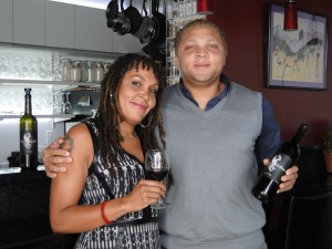 Stefanie Jackson and her son, Ajmal Jackson-Brown (Photo: Cuisine Noir)