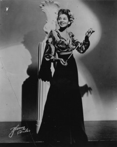 Studio portrait, USA, 1945. (Photo by Gilles Petard/Redferns)