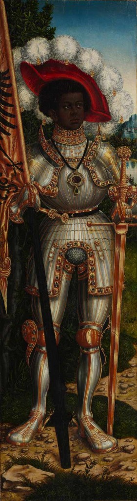 Saint Maurice, ca. 1522–25. Oil on wood painting by Lucas Cranach the Elder (1472-1553) (Photo: Metropolitan Museum of Art)