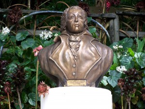 Bust of Louis Delgres  in Matouba, Saint-Claude, Guadeloupe