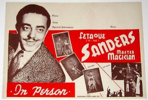 Original-Fetaque-Sanders-Master-Magician-Poster