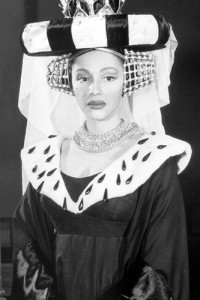 Jane White in 1959 as Queen Aggravain in “Once Upon a Mattress,” her first major Broadway role. (Photo: NY Times)