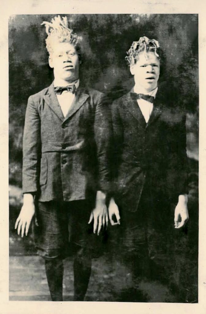 George and Willie Muse in the earliest known photograph of them in the circus. Photograph courtesy of the John and Mable Ringling Museum of Art Tibbals Collection 